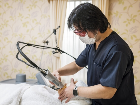 施術中の様子